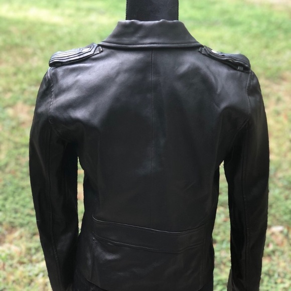 Avec Les Filles Leather Moto Jacket - Picture 3 of 8